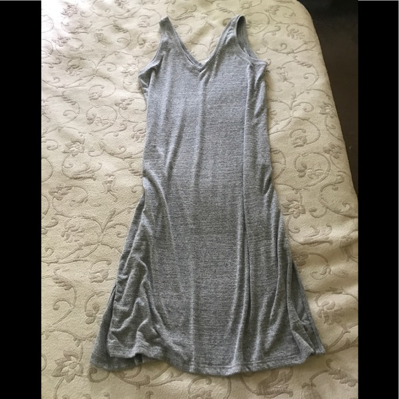 GAP Dresses & Skirts - Gap Coverup gray heathered V neck sz M soft